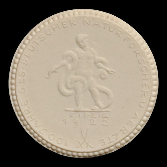 Weimar Germany, Society of German Natural Scientists and Physicians, Porcelain Token - 1922 CE - Weimar Republic