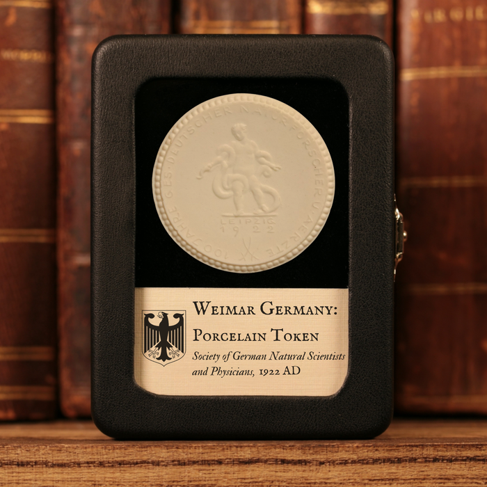 Weimar Germany, Society of German Natural Scientists and Physicians, Porcelain Token - 1922 CE - Weimar Republic