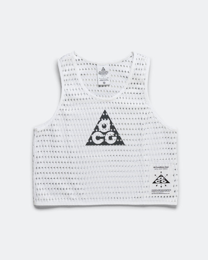 Womens ACG Dri-Fit Radical Airflow Tank - White/Anthracite