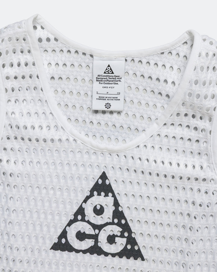 Womens ACG Dri-Fit Radical Airflow Tank - White/Anthracite