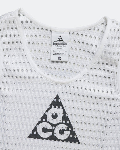 Womens ACG Dri-Fit Radical Airflow Tank - White/Anthracite