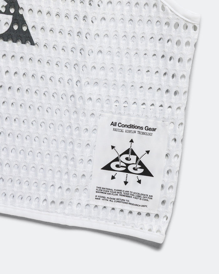Womens ACG Dri-Fit Radical Airflow Tank - White/Anthracite
