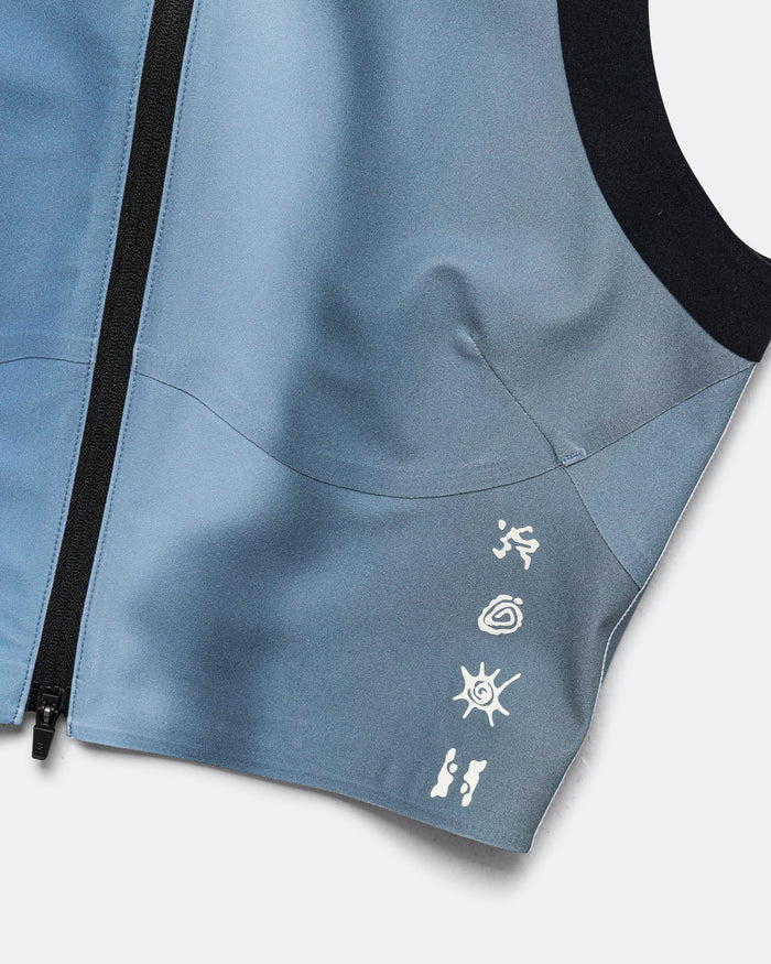 Womens Adapto Distance Race Top - Salt Stain/Ink Blue