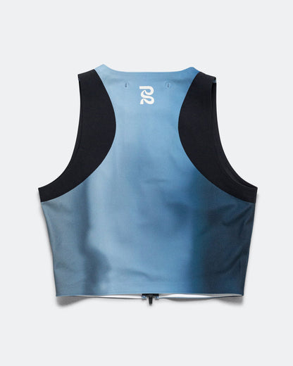 Womens Adapto Distance Race Top - Salt Stain/Ink Blue