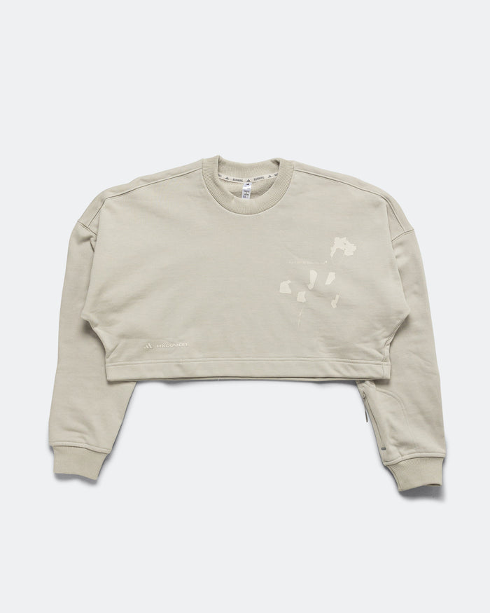 Womens Adi365 Running Crew x Hermanos Koumori - Putty Grey