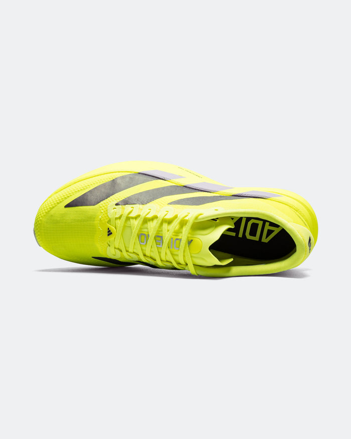 Womens Adizero Evo SL Woven - Solar Yellow/Aurora Plum-Powder Plum