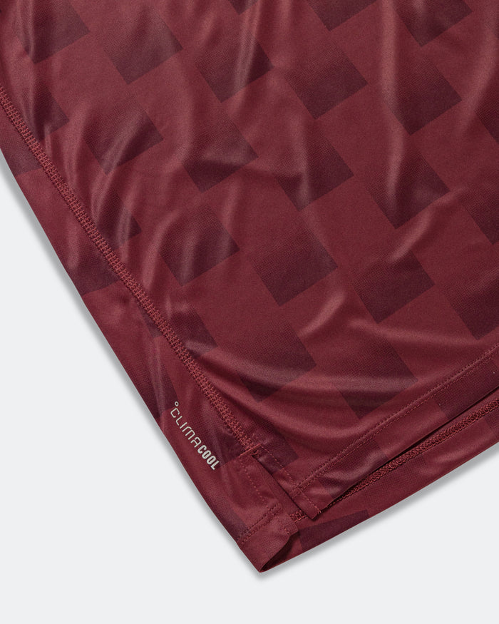 Womens Adizero NYC Singlet - Shadow Red/Maroon