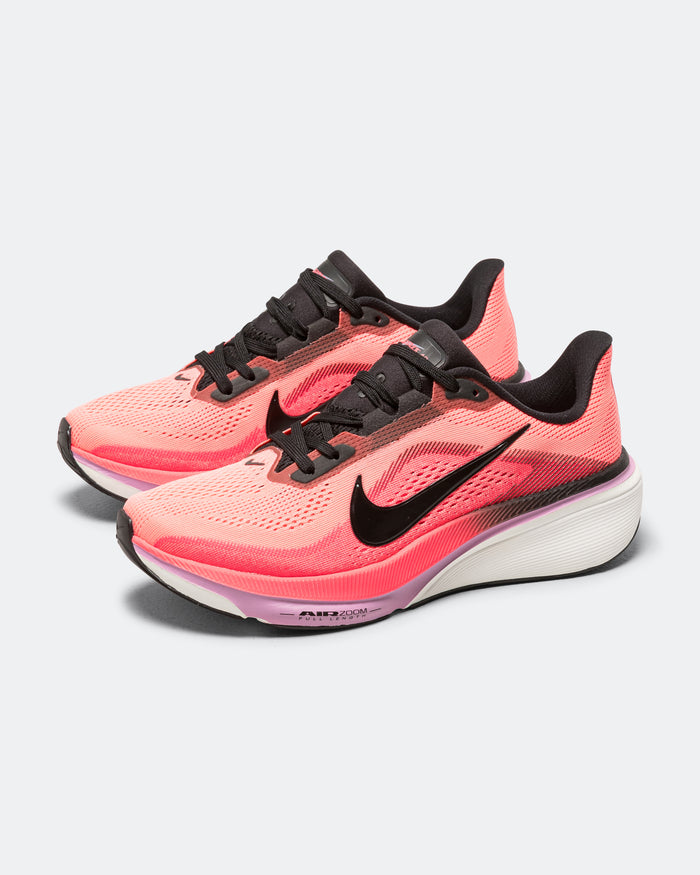 Womens Air Zoom Pegasus 42 - Lava Glow/Black-Flash Crimson-Lt Magenta