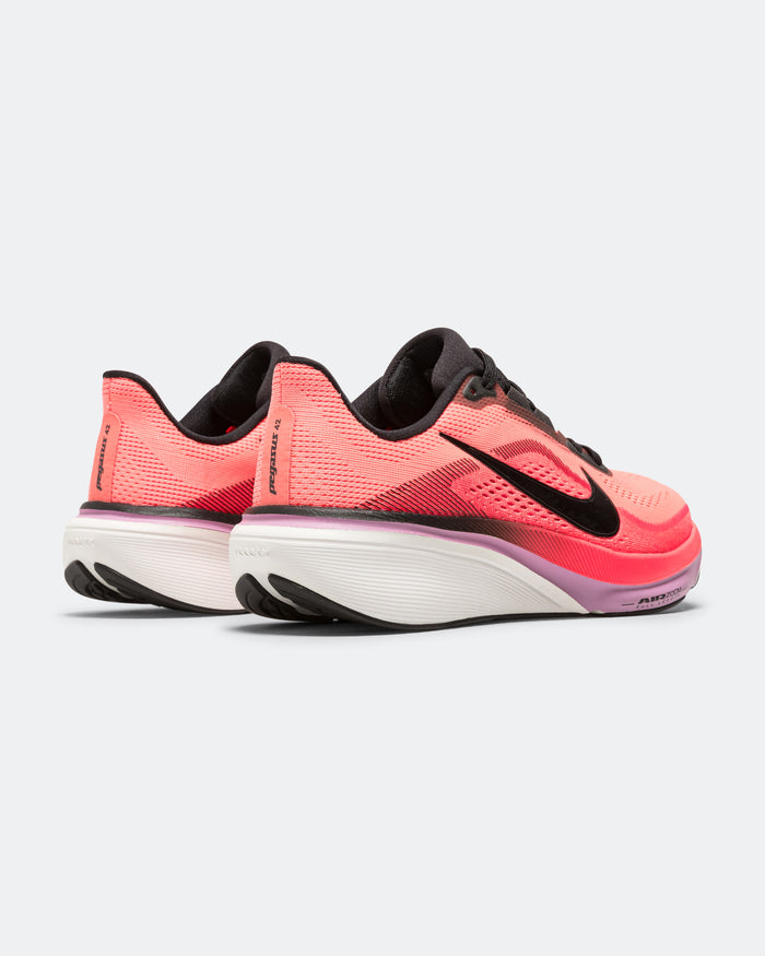 Womens Air Zoom Pegasus 42 - Lava Glow/Black-Flash Crimson-Lt Magenta