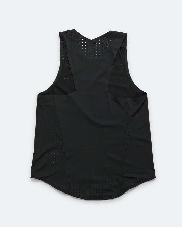 Womens Dri-FIT ADV AeroSwift Running Singlet - Black/White