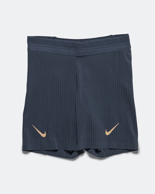 Womens Dri-FIT ADV Tight Running Shorts - Thunder Blue/Black-White-Linen