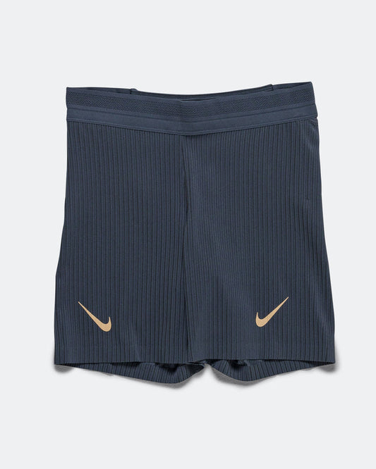 Womens Dri-FIT ADV Tight Running Shorts - Thunder Blue/Black-White-Linen