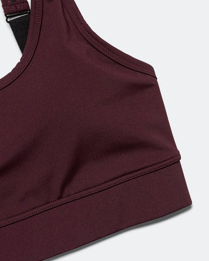 Womens Good Place Bra - Merlot