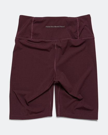 Womens Good Place Shorts - Merlot