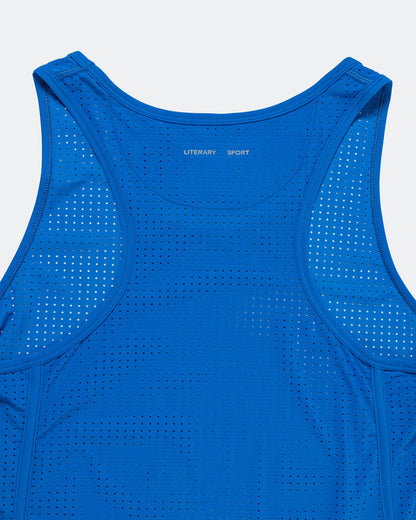 Womens Leni Run Tank - Lapis