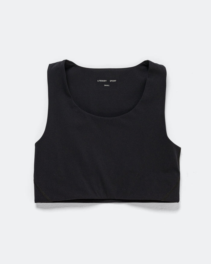 Womens Maud Long Line Bra - Black
