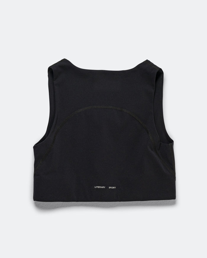 Womens Maud Long Line Bra - Black