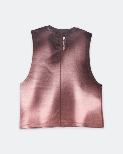 Womens Micromesh Run Tank - Flow StateMahogany Multi