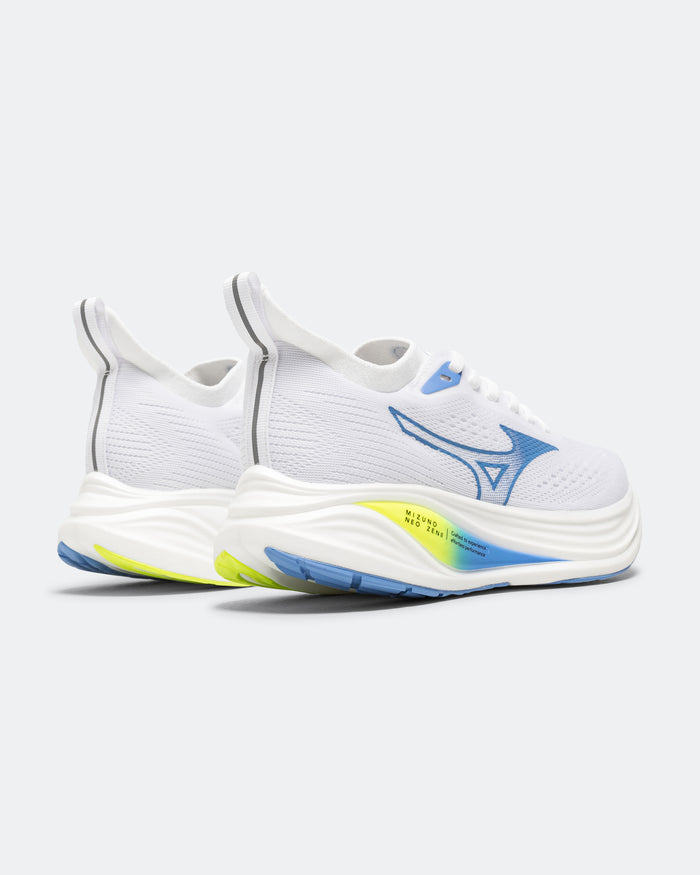Womens Mizuno Neo Zen 2 - White/Ultramarine-Lightning Yellow