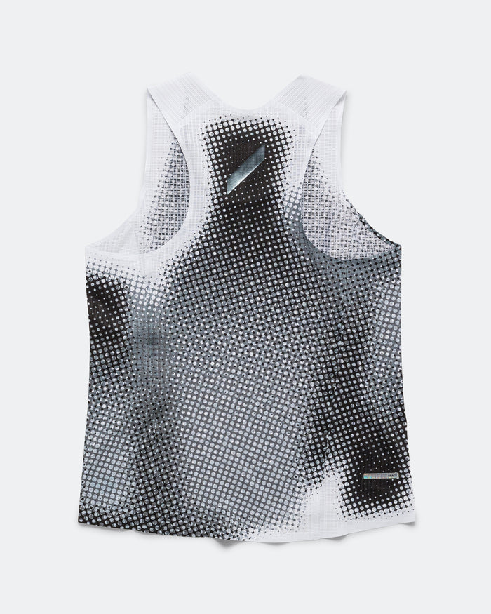 Womens Race Vest - Black/White Dot