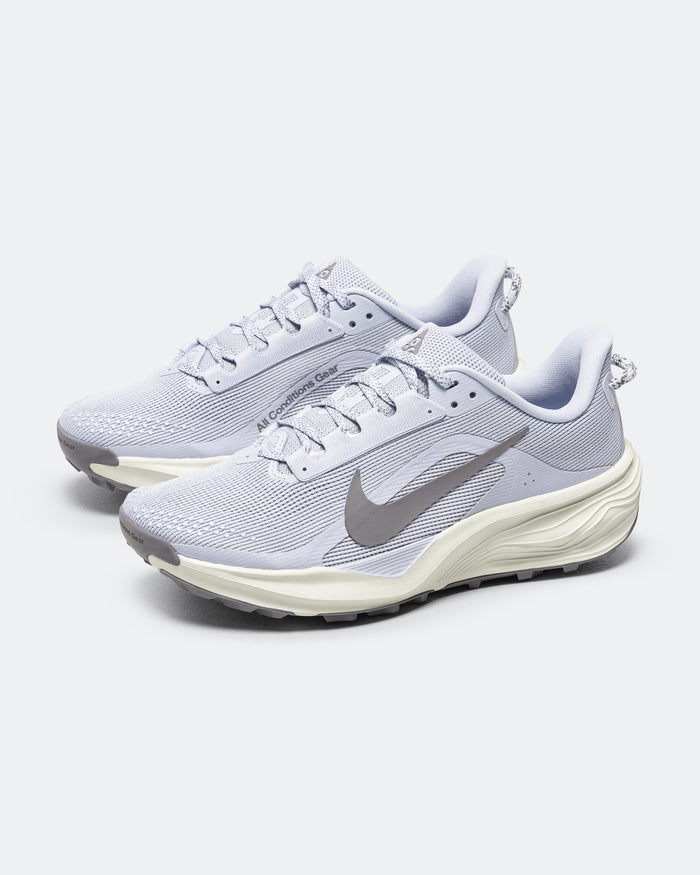 Womens ReactX Pegasus Trail 5 -  Ghost/Cement Grey-Mineral Slate