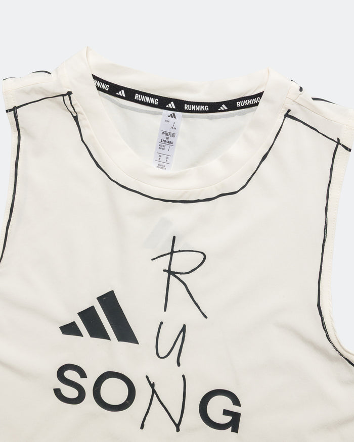 Womens Running Tank x SFTM - White