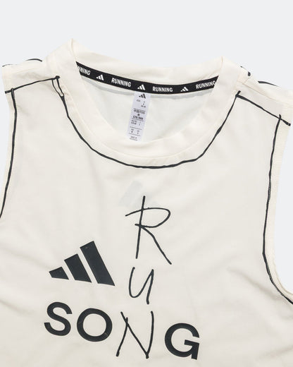 Womens Running Tank x SFTM - White