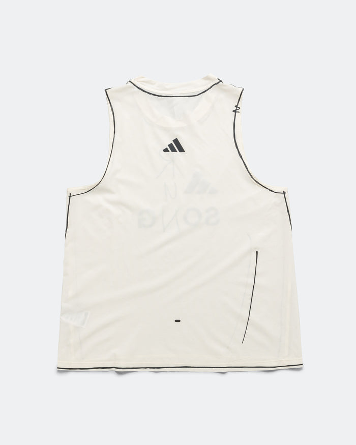 Womens Running Tank x SFTM - White