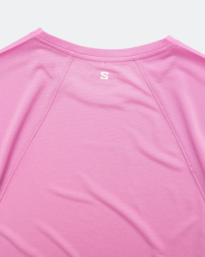 Womens Shakeout Core SS Tee - Cyclamen