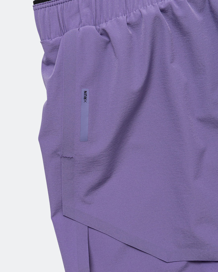 Womens Split Shorts - Purple