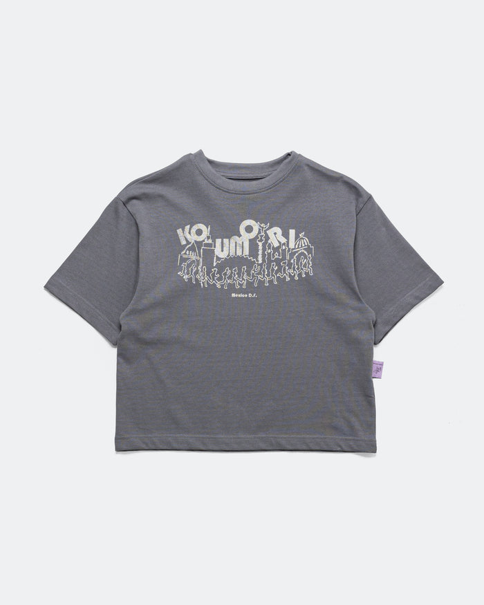 Womens SS Boulder T-Shirt - Turbulence Blue