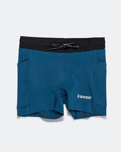 Womens Stamina-V 3in Compression Shorts- Ink Blue