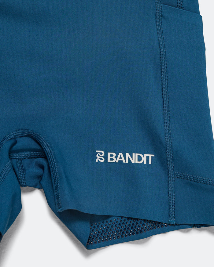 Womens Stamina-V 3in Compression Shorts- Ink Blue