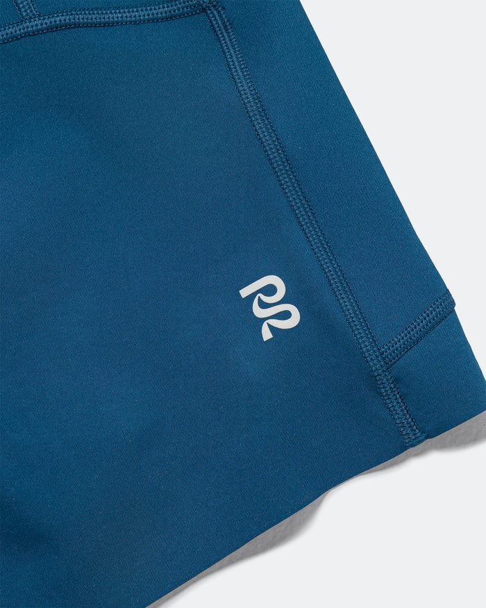 Womens Stamina-V 3in Compression Shorts- Ink Blue