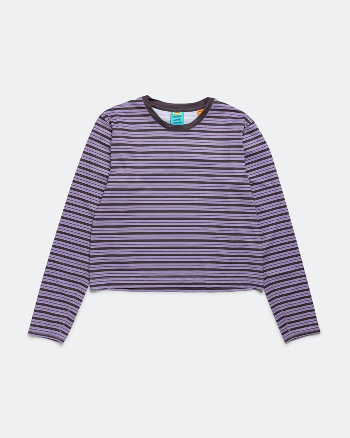 Womens Striped LS - Grape