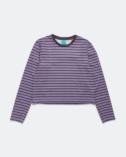 Womens Striped LS - Grape