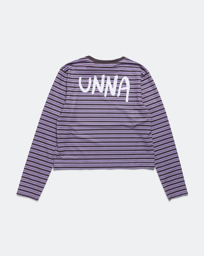 Womens Striped LS - Grape