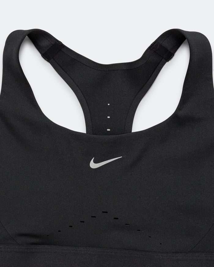 Womens Swift High-Support Lightly Lined Sports Bra - Black