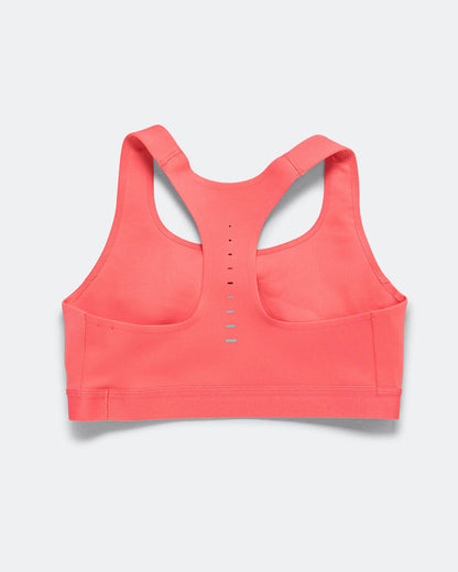 Womens Swift High-Support Lightly Lined Sports Bra - Sea Coral/Silver