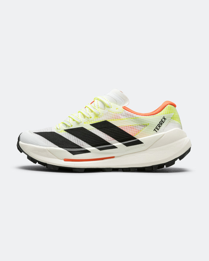 Womens Terrex Agravic TT- Footwear White/Core Black-Impact Orange