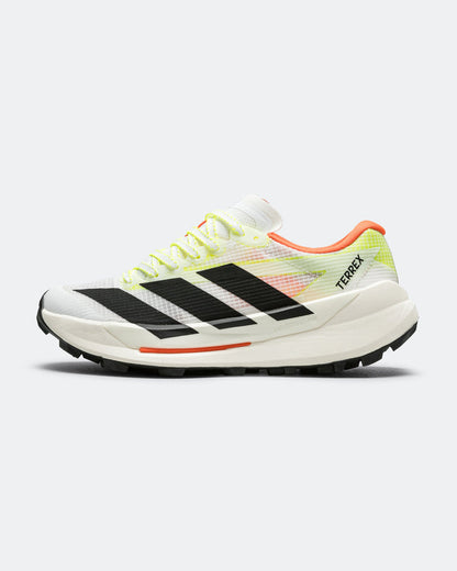 Womens Terrex Agravic TT- Footwear White/Core Black-Impact Orange