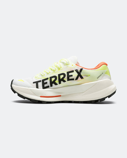 Womens Terrex Agravic TT- Footwear White/Core Black-Impact Orange