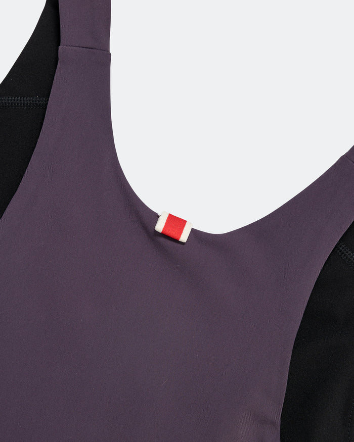 Womens Turnover Crop Top - Nightshade