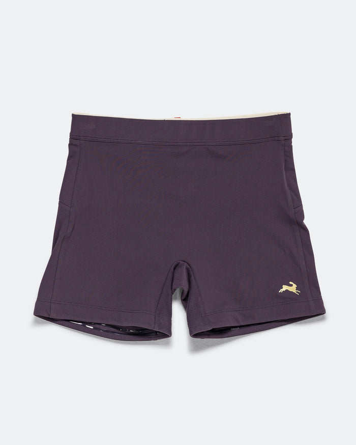 Womens Turnover Short Tights - Nightshade