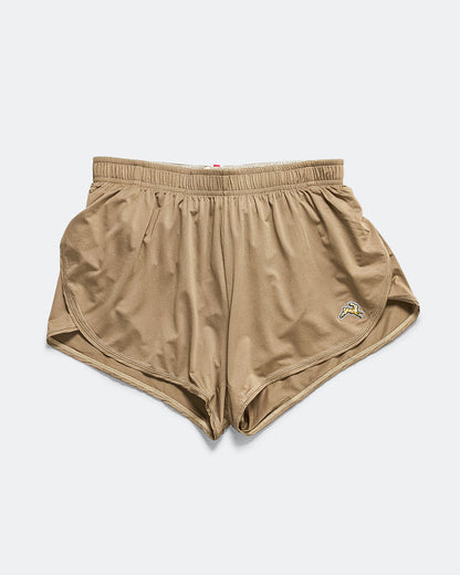 Womens Twilight Split Shorts - Walnut