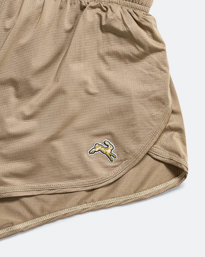 Womens Twilight Split Shorts - Walnut