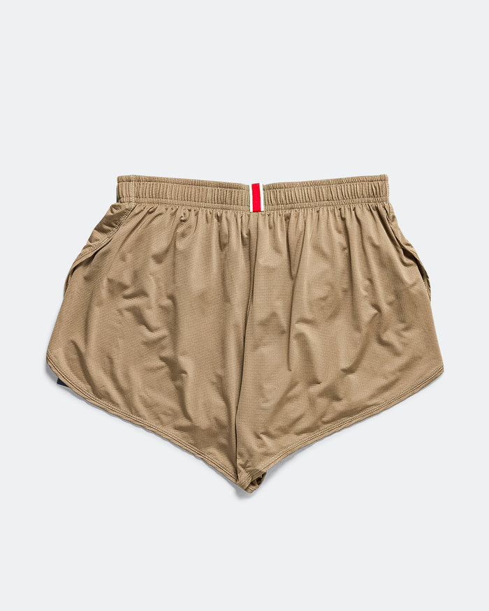 Womens Twilight Split Shorts - Walnut