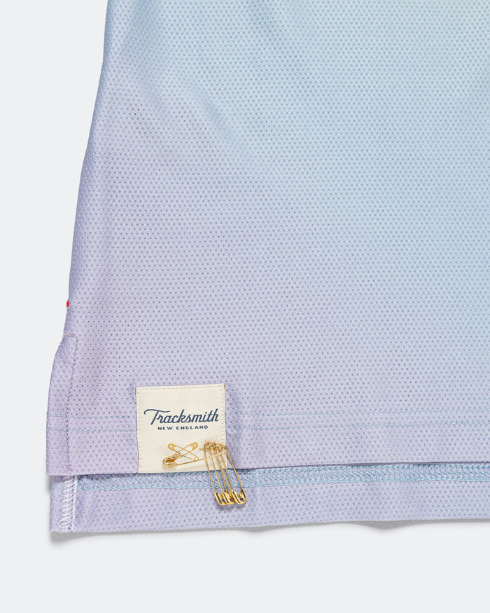 Womens Van Cortlandt Singlet - Lavender Print/Jadeiete