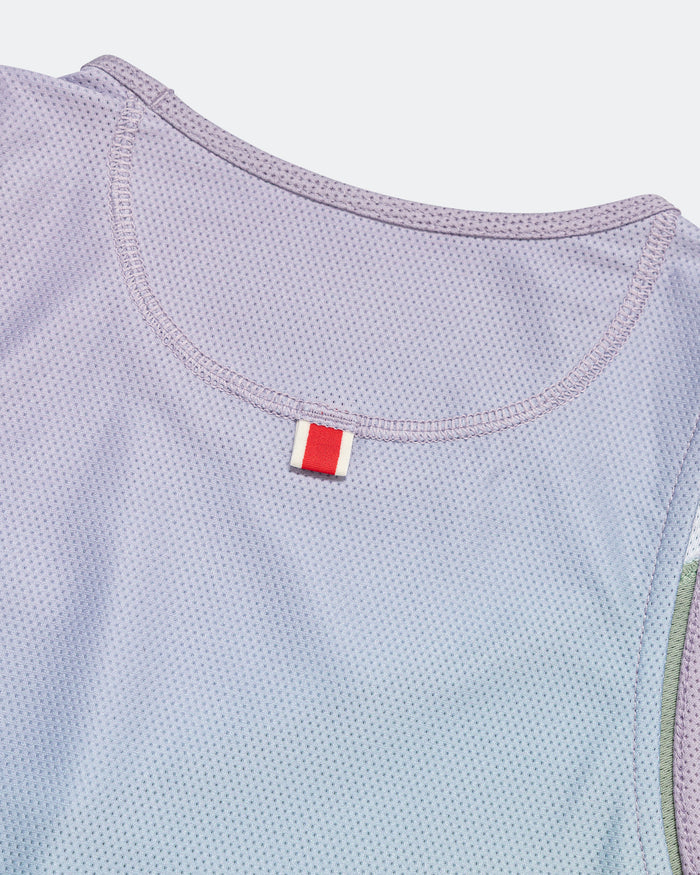 Womens Van Cortlandt Singlet - Lavender Print/Jadeiete