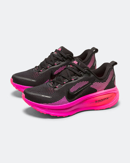 Womens Vomero 18 - Black/Black-Hyper Pink-Laser Crimson